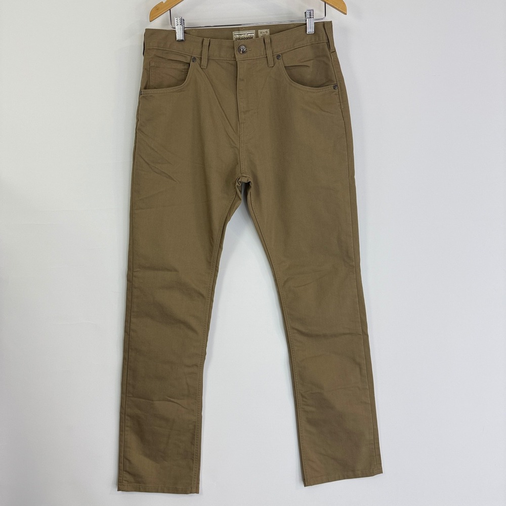 Patagonia Iron Clad Straight Fit Canvas Pants Mens 32x32 Khaki 56491 2023